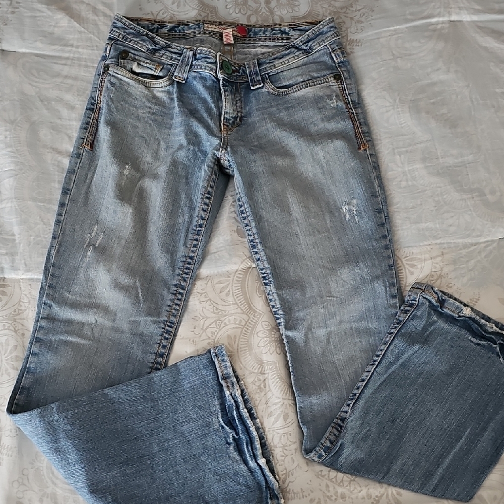 Aeropostale Light Blue Junior Size 5/6 Skinny Flare Jeans